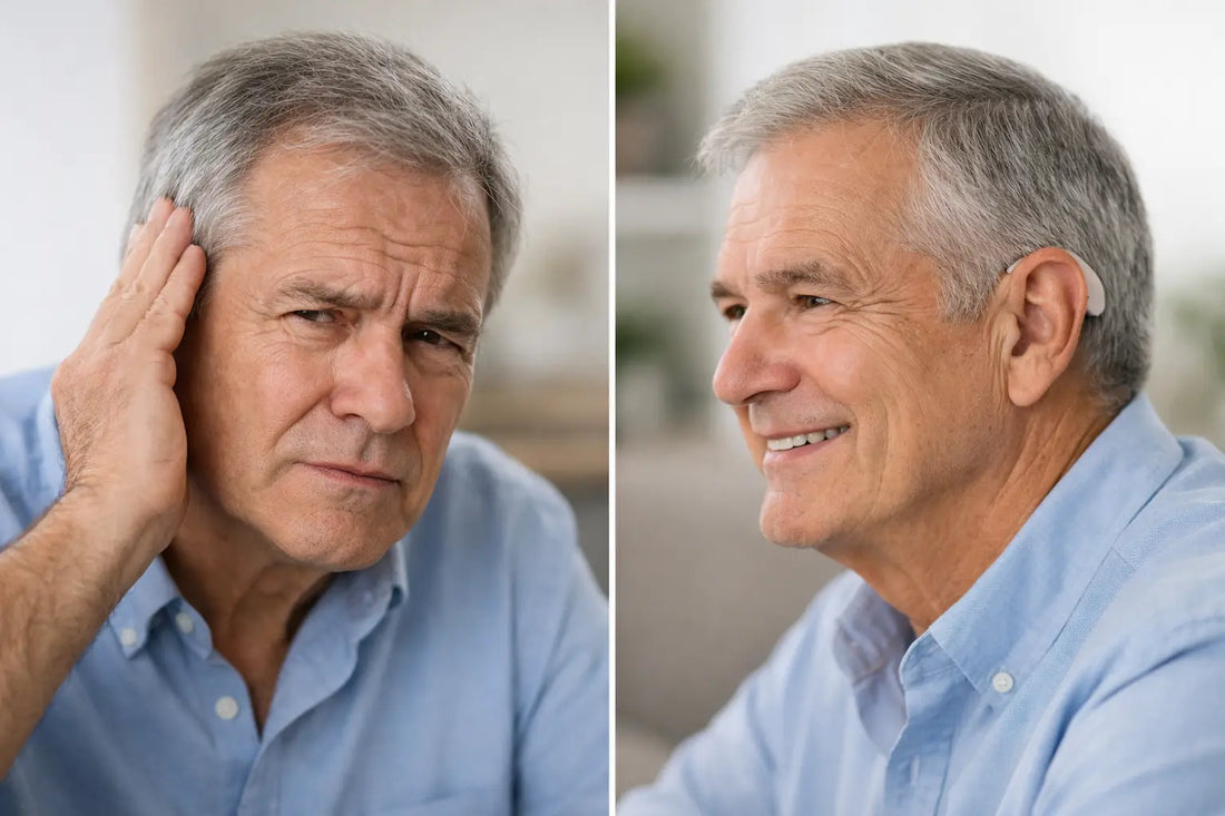 Antes e depois na audição: o que muda