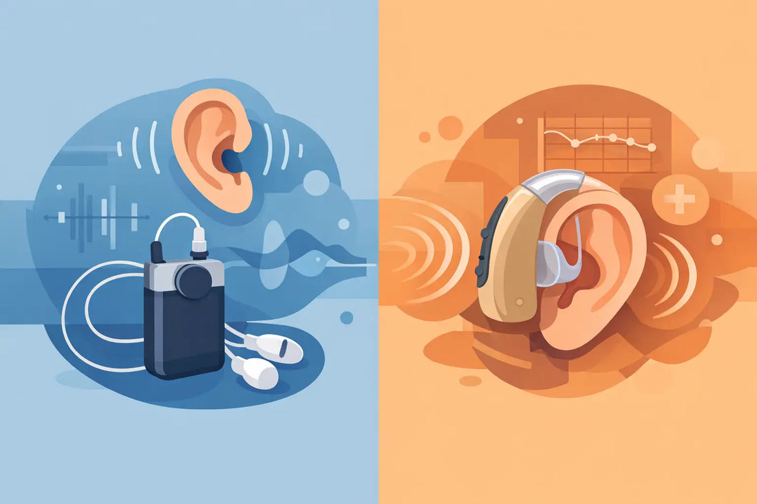 Diferença entre amplificador e aparelho auditivo