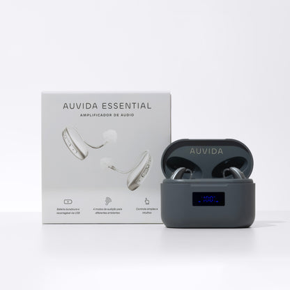 AUVIDA Essential — Amplificador Pessoal de Som (Par)