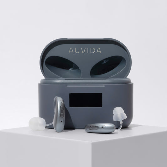 AUVIDA Essential — Amplificador Pessoal de Som (Par)